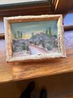 Vintage Landscape View Co  Tucson Arizona 3-d Desert Scene Diorama 8    X 6   