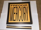 Freddie Mercury Queen 1992 Great Pretender 2-sided Promo Poster Flat