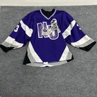 Ccm Hockey Jersey Mens Size Xl Purple Niagara University Eagles  3 Athletic Mesh
