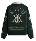 Kith Nelson Collared Pullover Stadium Green Size Small Mens Brand New