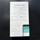 Fitbit Alta Black Fitness Wristband Activity Tracker Watch  Missing Charger 