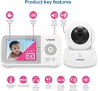 Vtech Vm923 Baby Monitor - 2 8    Screen - Pan-tilt-zoom - 1000ft Long Range-night