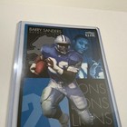Vintage Barry Sanders Detroit Lions Promo Poster Card    elite Series    4x6