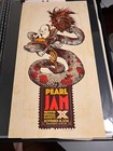 Pearl Jam 2011 Chile Angryblue Poster Signed Sn  18 5x35 5 