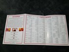 Walt Disney s Aladdin Original Fold Out Synopsis credits Sheet 