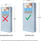 Dream On Me Slumberland 260 Coil 6    Crib   Toddler Mattress  Fits Full-size