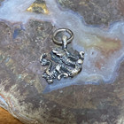 Chinese Dragon Shenlong Charm Feng Shui Talisman Pendant In  925 Sterling Silver