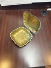 Antique Brass Bed Warmer Roasting Vessel  Lidded Patina Collector Vintage