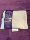 Delta One Business Class Passenger Amenity Kit By Tumi Zipper Bag New Light Grey