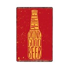 Vintage Beer Tin Metal Signs Retro Wall Decor For Home Bar Cafe Pub Tavern