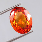 Natural Flawless Ceylon Padparadscha Sapphire Loose Oval Gemstone Cut 16x12 Mm