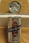 1960s Sterling Pilsner  Pull Tab Top Beer Can  Evansville  Indiana