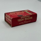 Gillette Tech Razor Mens Red American Red Cross Vintage Safety Razor New