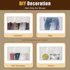 24pcs Shoe Box Stackable Shoe Storage Organizer Sneaker Container Clear