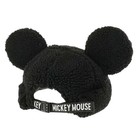 Japan Tokyo Disney Resort Cap Fluffy Black Hat Ears Mickey 58cm Fs