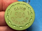   50         -club Cabazon--         cabazon California  Casino Chip   -   z-4349