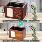 Pet Memorial Urns For Dog Or Cat Ashes  Large Wooden Funeral Cremation Urns With