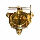 Antique Vintage Maritime 4  Brass Nautical Star Sundial Compass Collectible Gift