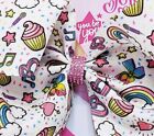 Girls Hair Bows Clip Jojo Siwa Bow Collection White Large Rainbow Girl Accessory