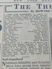 Sept 29  1948 Newspaper Page  2838-  time For Elizabeth  Play By Groucho Marx