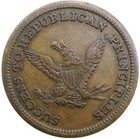  1860  Freedom-1860-1 eagle-212b  r-5  Abraham Lincoln Campaign Token