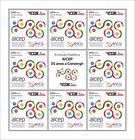Philatelic Issue Aicep 35 Years Conver Mnh Stamps 2025 Guinea-bissau M s   S s
