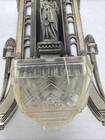 Vintage French Madonna Child Holy Water Font Stoup Gothic France 2357   6 5   