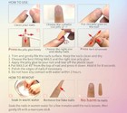  new  Ombre Pink Coffin Shape 24 Count Press-on Nail Set