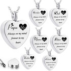 Heart Urn Necklace For Ashes Always On My Mind Forever In My Heart Cremation Jew