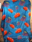 Disney Pixar Cars Lightning Mcqueen Twin Comforter Blue red Polyester 