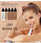 Belloccio Medium Color Shade Foundation Set - Professional Cosmetic Airbrush