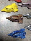 Space Rocket Ship Lot Flash Gordon 7pc Toy Plastic Vintage