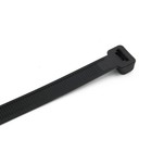 Wideskall   12  Inch Super Heavy Duty 150 Lbs Nylon Cable Zip Tie Black Wire