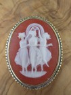 Estee Lauder Youth Dew Solid Perfume Rare Style Cameo Compact Made In Usa