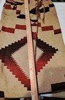 Vtg Ralph Lauren Country Southwest Indian Blanket Wool Wrap Concho Skirt M Flaw