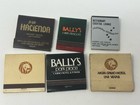 Vintage Lot Of 6 Las Vegas Matches Unstruck Strike-front Silver Nugget Mgm Bally
