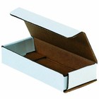 50 Of 6  X 2 5  X 1  Small White Cardboard Carton Mailer Shipping Box Boxes
