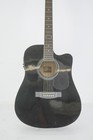 Rogue Ra-090 Dreadnought Cutaway Acoustic-electric Guitar Black - Issue