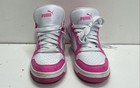Puma Rebound Joy High Top White Pink Iridescent Sneaker Size 7 401134-01