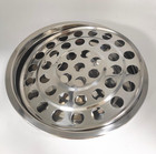 Premium Silver Polished Steel Communion Tray W cover For Church Service stackabl