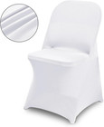 1 Pack White Spandex Stretch Folding Chair Covers For Wedding Party universal   