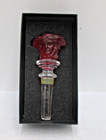Versace Rosenthal Medusa Red Crystal Bottle Stopper Original Box Limited Edition