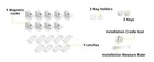Baby Proofing Magnetic Cabinet Locks  9 Locks And 2 Keys 