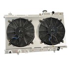 Radiator With Fan Shroud For 1997-2001 Honda Se Lx Cr-v Crv 2 0l At 2051