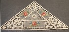 Set 4 Beautiful Antique Vintage Ecru Lace   Cross Stitch Panel Hanky Corners