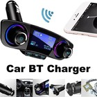 Bluetooth Car Fm Transmitter Mp3 Player Hands Free Radio Adapter Kit Usb Charger