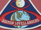 Nasa Apollo 8 4  X 4    Patch 1968 First Crew Lunar Orbit Borman Lovell Anders