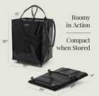New Hulken   Original Rolling Tote Bag Black Size L Brand New  