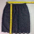 Vtg Chic H i s Lace Skirt Black Elastic Waist Mini Made In Usa Medium Whimsigoth