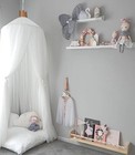 Bed Canopy For Girls - Soft  Washable And Easy To Install  Crib Snow White